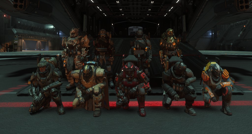 Ομάδα GreekSA σε hangar